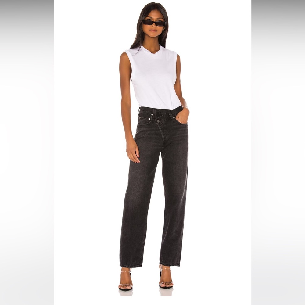 AGOLDE Criss Cross Straight jean in Savage